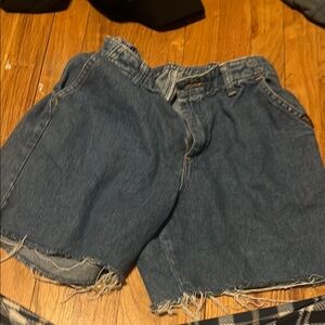 Casual Blue Denim Shorts